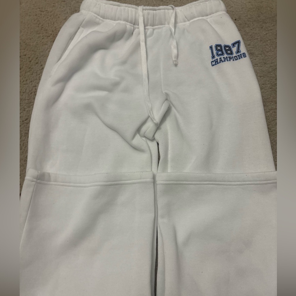 White Joggers
